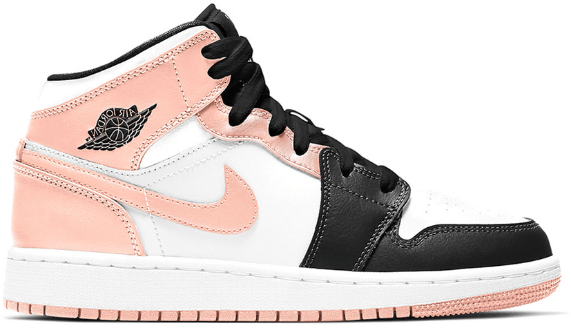 Air Jordan 1 Mid Crimson Tint Toe 554725 133