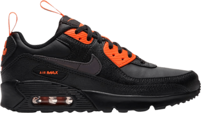 Nike Air Max 90 SE GS ‘Black Total Orange’ Black CT5231-001