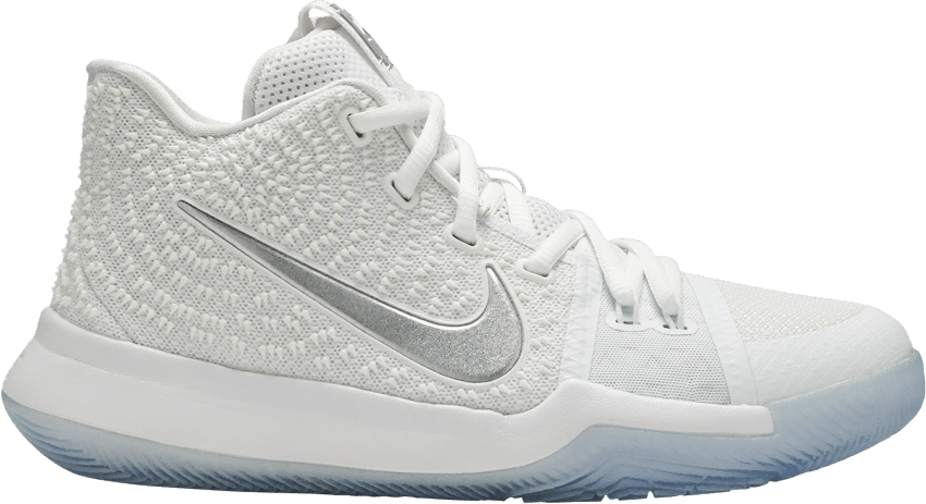 kyrie 3 white chrome