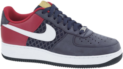 Nike Air Force 1 Low Premium Birds Nest Obsidian Red 318775-411