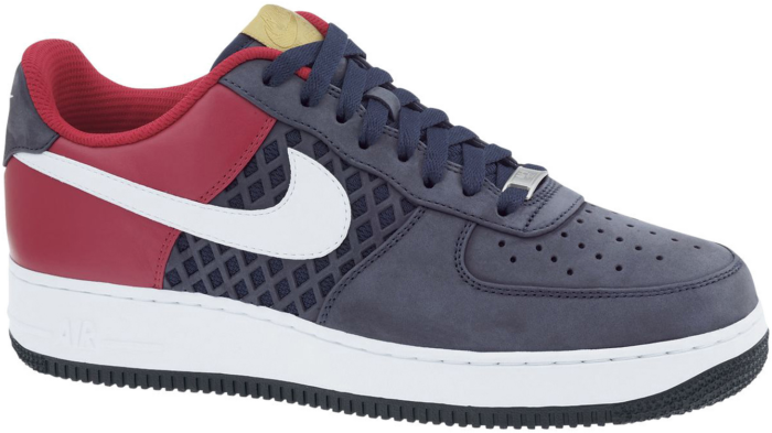 Nike Air Force 1 Low Premium Birds Nest Obsidian Red 318775-411