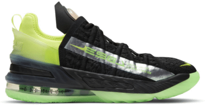Nike LeBron 18 Black Crimson Volt (GS) CW2760-009