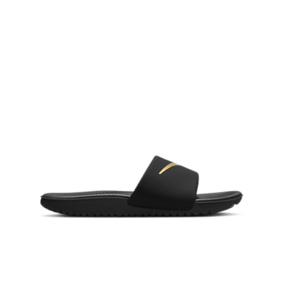 Nike Kawa Slide GS ‘Black Gold’ Black 819352-003
