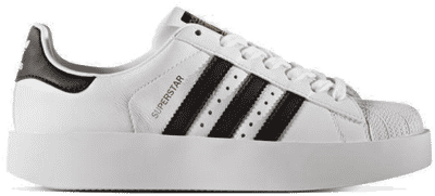 adidas Superstar Bold Leather White Black (Women’s) BA7666