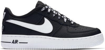 Nike Air Force 1 Low NBA Black White (GS) 820438-015