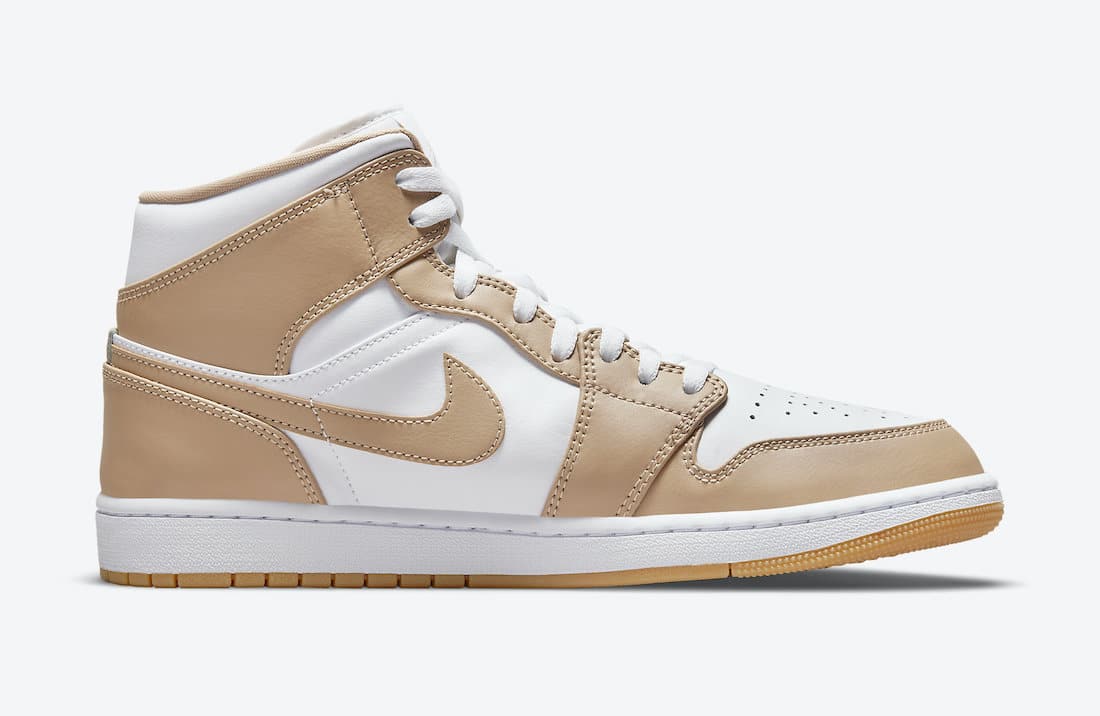 jordan 1 mid tan gum stockx