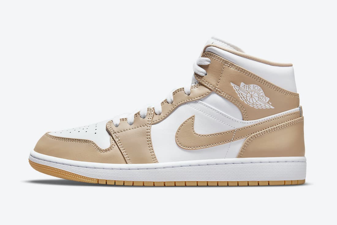 jordan 1 mid tan gum stockx
