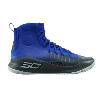 Under Armour Curry 4 Mid GS ‘GSW’ Blue 1295995-402