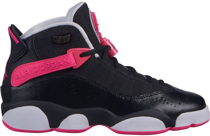 Jordan 6 Rings Black Hyper Pink White (GS) 323399-061