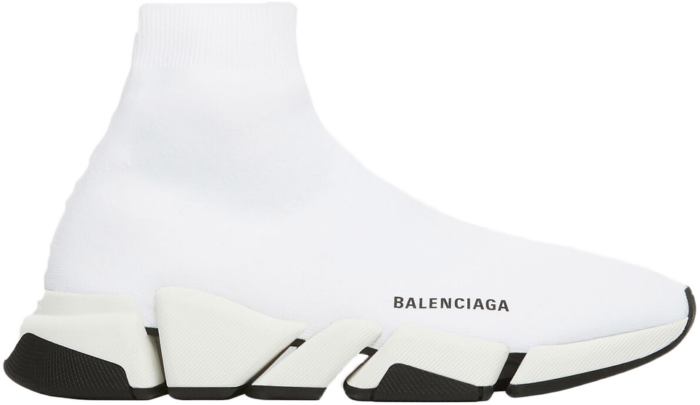 Balenciaga Speed 2.0 White Black 617239W2DB29014