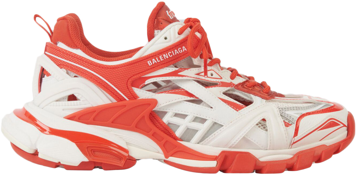 Balenciaga Track 2.0 White Red 568614W3AE29061 | Wit