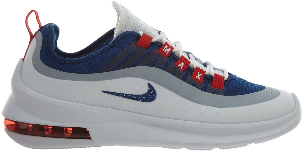nike air max axis white red blue