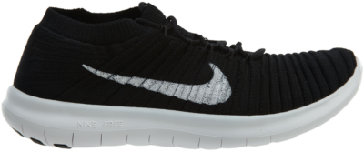 Nike Free Rn Motion Flyknit Black White-Volt-Dark Grey (W) 834585-001