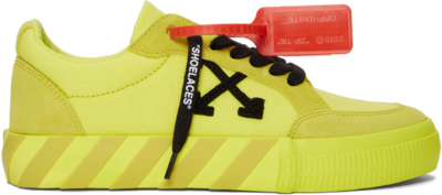 OFF-WHITE Vulc Low Yellow Canvas FW19 192607M237028