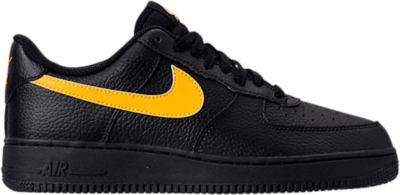 Nike Air Force 1 Low ’07 ‘Yellow Swoosh’ Black AA4083-002
