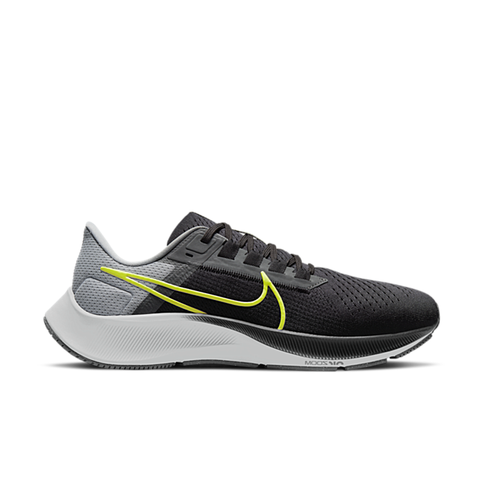 Nike Air Zoom Pegasus 38 Black Smoke Grey Volt CW7356-005