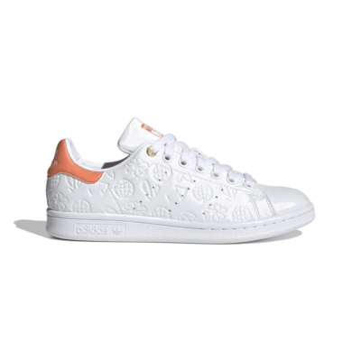 adidas Stan Smith Embossed Graphics White Semi Coral (Women’s) FX5677