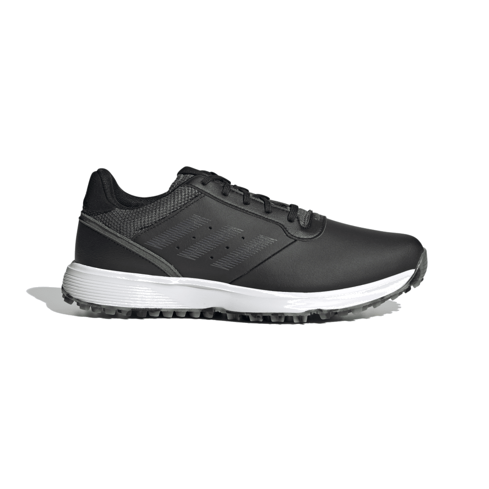 adidas S2G Spikeless Leren Golfschoenen Core Black FX4336 | Zwart