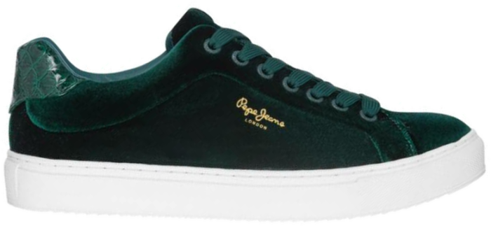 Pepe Jeans Adams Dames Low Top Sneakers PLS30753-680 groen PLS30753-680