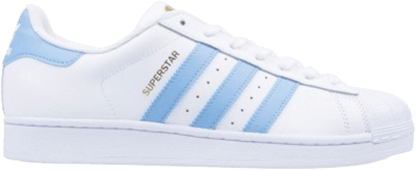 Bewust neutrale Lezen adidas Superstar Foundation 'White Light Blue' Blue BY3716