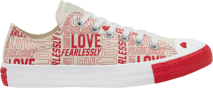 Converse Wmns Chuck Taylor All Star Low ‘Love Fearlessly’ Cream 567311F