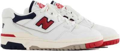 New Balance 550 Aime Leon Dore White Navy Red BB550A3