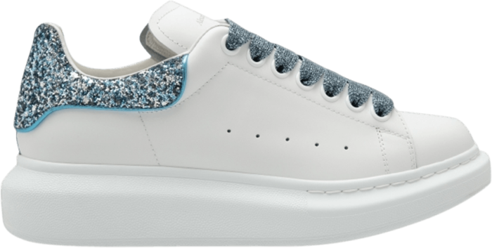 Alexander McQueen Wmns Oversized Sneaker ‘White Galaxy Blue’ White 558945-WHNBK-9123