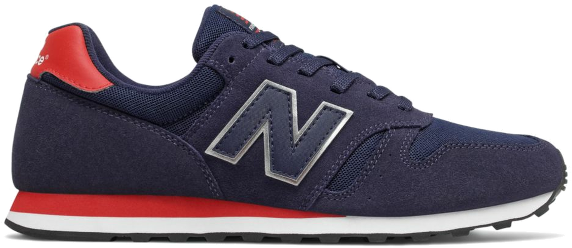 New Balance 373 Pigment/Team Red | Geen kleur