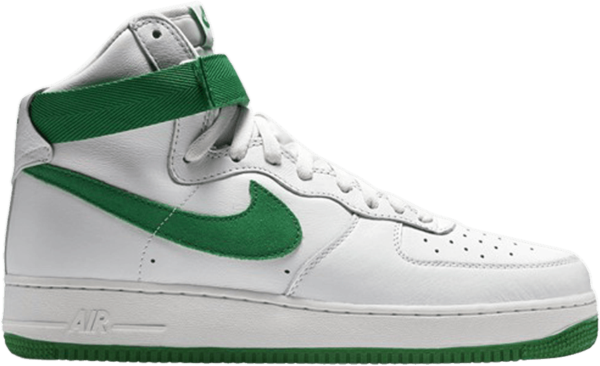 Nike Air Force 1 High Retro QS 'Lucky Green' White 743546-104