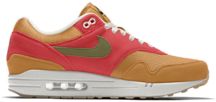 Nike Air Max 1 – By You – Brown Red Green Brown/Red/Green CN9671-991-Brown/Red/Green