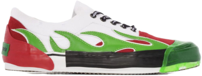Palm Angels Flame Low Top Green Red PMIA038F196440098840