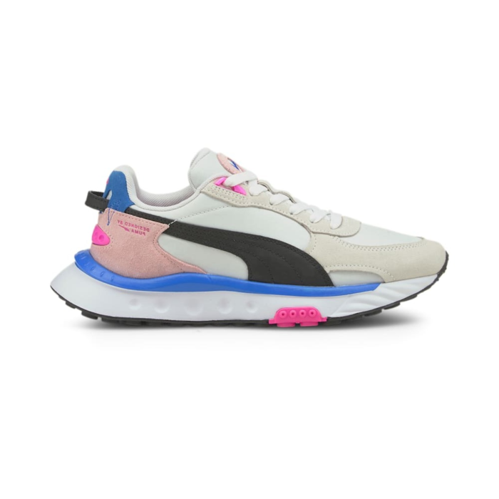 Women’s PUMA Wild Rider Rollin’ Sneakers, Pink White,Pink Lady 381517_06