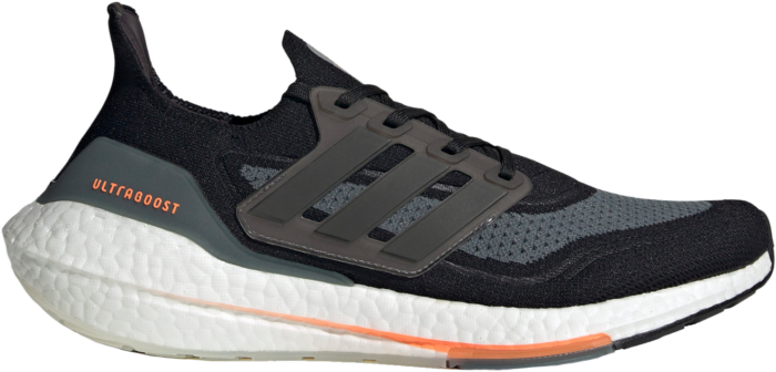 adidas Ultra Boost 21 Black Blue Oxide Screaming Orange FY0389