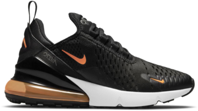 Nike Air Max 270 Black Total Orange (GS) DM3208-001