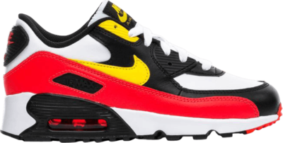 Nike Air Max 90 Leather PS ‘Chrome Yellow Black Crimson’ White 833414-120