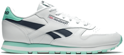 Reebok Classic Leather Cloud White / Pixel Mint / Vector Navy G55156