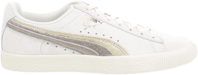 Puma Clyde Metal Leather Whisper White Gold Bronze (W) 368154-01