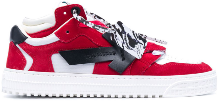 OFF-WHITE Off Court Low Top Red Black White OMIA151R21LEA0012510