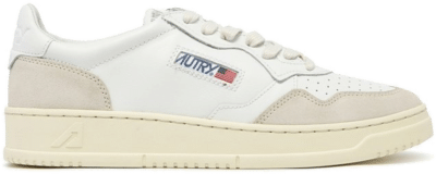 Autry Medalist Leat / Suede White / White AULMLS33