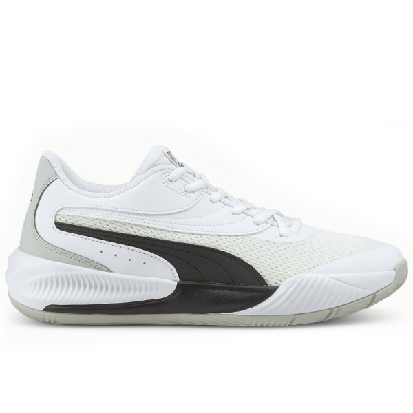 Men’s PUMA Triple Basketball Shoe Sneakers, White/Black White,Black 195217_06