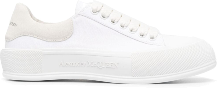 Alexander McQueen Deck Skate Plimsoll Lace-Up White White 654593W4MV79000