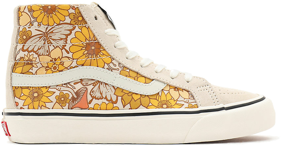 vans warped floral sk8 hi