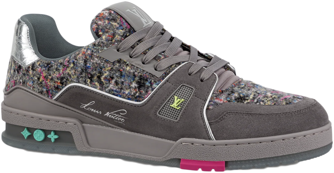 Louis Vuitton Trainer 'Grey/Multicolor' - 1A998F