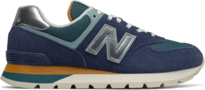 New Balance – 574 – Sneakers in marineblauw en blauwgroen Marineblauw ML574DHL