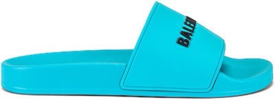 Balenciaga Pool Slides Turquoise 565826W1S804660