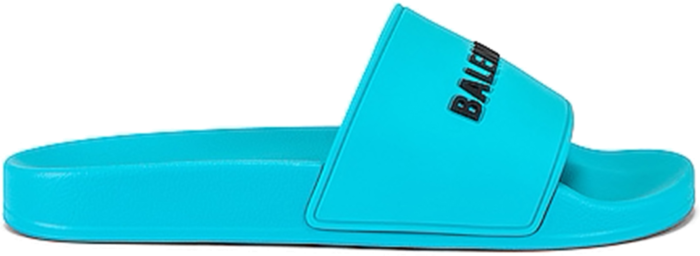 Balenciaga Pool Slides Turquoise 565826W1S804660
