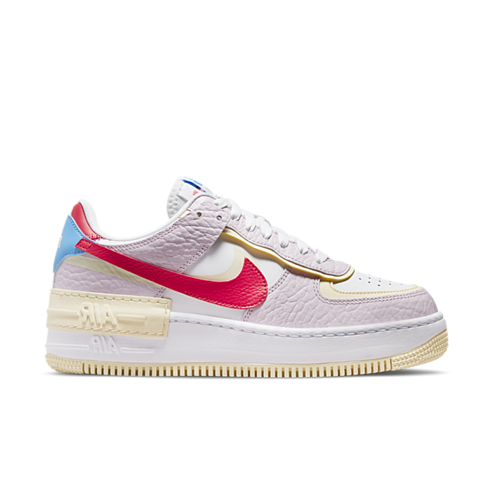 Nike Air Force 1 Low Shadow Regal Pink Coconut Milk University Blue Fusion Red (Women’s) DN5055-600