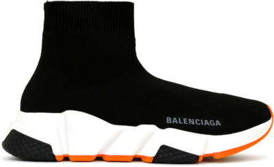 Balenciaga Speed Trainer Black Fluo Orange Sole (W) 587280W17041917