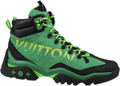Louis Vuitton Millenium Ankle Boot Green Black 1A9931