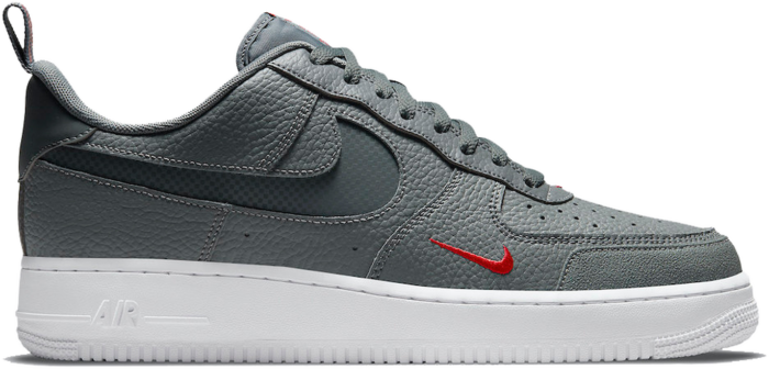 Nike Air Force 1 Low LV8 Smoke Grey Red Reflective Swoosh DN4433-001